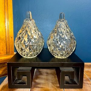 Vintage Italian Crystal Pears